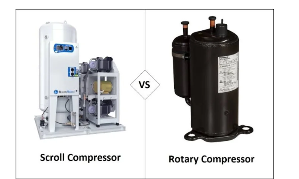 تفاوت کمپرسور اسکرال و روتاری
